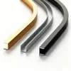 Suministrado directamente desde Foshan, perfil metálico flexible en forma de U para decoración de bordes de techo y pared