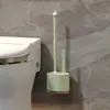 Cepillo de Inodoro de Pared sin Puntos Muertos para el Hogar Juego de Dos Piezas Cepillo de Inodoro Juego de Cepillos de Limpieza para Baño Cepillo Cepillo de Inodoro de Mango Largo