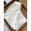 Jeans Dopamina Bordados com Estampa Total para Mulheres, Verão Novo Versátil Solto Moda Caimento Estudante Calças Retas de Perna Larga