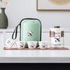 Juego de té de viaje Guochao Panda, traje de una tetera y cuatro tazas, taza exprés, té conmemorativo de Sichuan, regalo de negocios