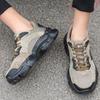 Zapatos de protección laboral de fábrica transfronterizos para hombre, transpirables, resistentes al desgaste, superficie tejida con mosca, protección de seguridad, anti-aplastamiento, anti-perforación, zapatos de trabajo de verano