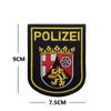 POLIZEI Bordado Alemão Moral Zhang Águia Alemã Tecido Patch de Velcro