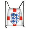 Bolsa com Cordão para Futebol da Copa do Mundo Transfronteiriça de 2026 com Estampa do Logo da Equipe, Mochila com Cordão de Poliéster, Bolsa de Armazenamento de Grande Capacidade