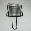 Cesta Americana para Batatas Fritas Cesta Frita Cesta de Salgadinhos Cesta de Comida Ocidental Cesta de Frango Frito Cesta de Pão Prato de Ferro para Comida Utensílios de Mesa