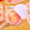 Notas adhesivas de frutas de simulación de alto valor para estudiantes, notas de mensajes lindas, forma especial de manzana, adhesivo pegable N veces