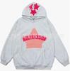 2024 marca de moda urbana hip-hop transfronteriza sudadera con capucha graffiti callejero retro ocio deportes suéter de pareja para hombre y mujer