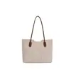 Bolsa de ombro e de mão tote feminina, elegante, simples, de grande capacidade, de alta qualidade para o dia a dia, com pingentes, novo modelo outono 2026