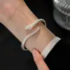Pulsera de serpiente de espíritu nuevo moda personalidad apertura pulsera ajustable este año de vida para enviar a la novia regalo de cumpleaños venta al por mayor