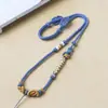 Cuerda de Collar Puramente Hecha a Mano Nudo Doble de Lingote Nudo Hoyuelo Nudo Flor de Durazno Cuerda para Colgante de Gama Alta Cuerda para Colgante Nudo Cola de Fénix Ajustable