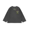 Camiseta de Manga Larga Transpirable con Cuello Redondo y Dibujos Animados, Sencilla, Holgada y Versátil para Niñas Wulibuyi, Nueva Colección Primavera/Otoño 2026