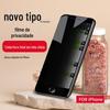Adequado para Apple 16Promax/Xr Filme Temperado Anti-Espionagem Resistente a Arranhões Película Protetora Anti-Impressão Digital Iphonexsmax