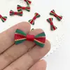 Laço de Natal Transfronteiriço em Estoque 1,5X 3cm Decoração Festiva Pequeno Acessório Laço de Uma Linha Acessório Feito à Mão