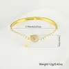 Distrito de Lu Cruzado INS Boêmio Pingente de Óleo Zircônia Cobra Pulseira Personalidade de Nicho Versátil Pulseira Aberta para Mulheres