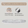 Pulsera de tenis de moissanita con borde de corazón de plata S925 transfronteriza nueva pulsera para hombres y mujeres chapada en oro de 18K fabricantes de joyería