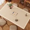 Toalha de Mesa Estilo Wabi-Sabi, Lavável, Impermeável, à Prova de Óleo, Resistente ao Calor, Design de Desenho Animado, Resistente a Manchas, Retangular, Protetor de Superfície para Mesa de Centro