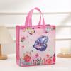 Bolsa de Compras con Mariposas Tela No Tejida Fija Bolsa de Regalo de Cumpleaños Logo Impreso Bolsa de Almacenamiento Plegable Bolsa Impermeable