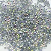 Traje de Dança Latina para Palco Iridescente Strass Hotfix Strass de Fundo Plano Roupas Feitas à Mão Reparo de Sapatos Strass Adesivo Item Padrão Sem Mangas