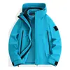 Chaqueta Softshell de Tres en Uno con Forro de Polar para Otoño e Invierno, Ropa de Trabajo Exterior para Empleados, Admite Impresión de Marca, Chaqueta Softshell para Compra Grupal