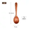 Pala de Cocina Antiadherente de Madera Creativa China Pala para Arroz Cuchara para Hot Pot Cuchara para Sopa Colador Madera de Olivo Roja