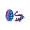 Popular Transfronterizo Huevo de Dragón de Diamante de Cristal Impreso en 3D Huevo de Pascua con Articulaciones Móviles Adorno Juguete Artesanía