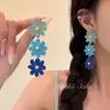 Pendientes de Borlas de Flores Estilo Resort, Personalizados, Dulces y Elegantes, Pendientes de Moda, Lujo Ligero, Pendientes de Gama Alta, Diseño de Nicho
