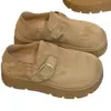 Couro macio retrô, totalmente fechado, sola grossa, novo estilo versátil para o outono de 2026: mocassins femininos sem cadarço, sapatos casuais