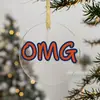 Pendente Plano de Acrílico para Árvore de Natal, Caneca, Estante - Novo Produto Transfronteiriço