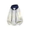 2025 Comercio Exterior Amazon Otoño/Invierno Nuevo Retro Americano Bloques de Color Patchwork Deconstruido Oversized Holgado para Hombre Sudadera de Pareja