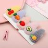 Nuevo Clip de Pico de Pato de Felpa para Niños Otoño e Invierno Coreano Lindo de Dibujos Animados Clip Lateral Popular en Internet Clip para Flequillo Accesorios para el Cabello Combinables