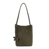 Bolso tipo cubo de nicho de lujo vintage de alta gama para mujer, nueva moda de otoño con textura tejida mate, bolso de hombro único para llevar debajo del brazo