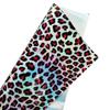 Venta Directa de Fábrica de Película de PVC Láser con Estampado de Leopardo Iridiscente Nuevo, Material Duradero y Resistente para Bolsos, Equipaje, Zapatos y Películas para Abanicos