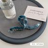 Pinza de acetato de alta calidad, pinza grande de tiburón, estilo coreano, textura color tinta, horquilla para el cabello, placa trasera para la cabeza femenina, accesorios para el cabello