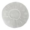 Touca de banho de plástico elástica reutilizável, chapéu de banho, salão de beleza, spa, renda, estampa scrunchy, touca de banho para cabelo