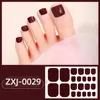 Zhengxiang Verano Color Sólido Pegatinas para Pies Pegatinas de Arte para Uñas Impermeables Celebridad de Internet Ins Pegatinas para Manicura de Dedos Pegatinas de Cola Transfronterizas