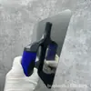 Mango de plástico azul espátula de acero inoxidable masilla lote Cuchillo de pared base de tierra de diatomeas cuchillo recolector de luz cuchillo de enlucido