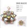 Soporte para uñas japonés para práctica de arte de uñas, soporte para uñas con base de diamante, piezas de arcilla para uñas, estante de práctica para exhibición de trabajos de arte de uñas de barro