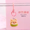 Llavero Creativo de Capibara al por Mayor Estilo Ins para Bolsa de Estudiante Decoración DIY Colgante Lindo de Resina Pequeño Regalo