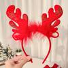 Tocado navideño diadema para niños 2023 nuevo pasador de cuernos diadema para niña niña bebé accesorios para el cabello navideños