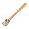 Espátula multifuncional para pasteles de cocina, mango de madera para hornear, cuchillo mezclador, herramienta, raspador de silicona de dibujos animados, molde, venta al por mayor de utensilios de cocina
