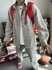 Nueva Camisa a Cuadros Estilo Americano Retro Manga Larga Holgada Primavera Otoño Hombre Casual Camisa Chaqueta Top Atuendo