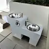 Quintal Cenário ao Ar Livre Pônei Jardim de Infância Lavatório Infantil Lavatório Integrado Desenho Animado Pai-Filho Lavatório Alto e Baixo