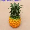 Duas peças de simulação de abacaxi modelos de frutas falsas decorações de armário uma pequena uma média uma outra