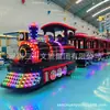 Novo ponto turístico de fábrica shopping center trem sem trilhos externo diversão elétrica para passeios crianças adulto crianças trem