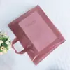 Bolsas de Plástico Lisas para Compras del Fabricante, Bolsas Horizontales para Ropa, Bolsas de Empaque para Compras con Impresión de Logo, Disponibles en Varios Colores