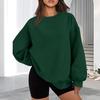 2026 Amazon Otoño e Invierno Nueva Marca Independiente Europea y Americana Tiktok Tallas Grandes Cuello Redondo Sudadera Casual Cómoda