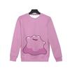 Suéter informal con cuello redondo y estampado 3D de Pokémon Pikachu de estilo transfronterizo.