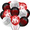 Decoración de fiesta historia extraña bandera tarjeta para insertar en pastel globo traje Suministros para fiesta Stranger Things
