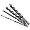 Brocas Torcidas para Carpintería al por Mayor en Stock, Brocas para Taladro Eléctrico para Perforación de Agujeros Profundos, Brocas Torcidas Extendidas para Carpintería con Vástago Hexagonal