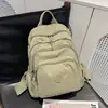 Versión Coreana Ins Mochila Nueva para Mujer con Múltiples Bolsillos, Mochila Casual Ligera, Mochila de Viaje Versátil de Moda y Gran Capacidad
