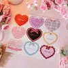 Tarjeta de felicitación con agujeros, Tarjeta colgante vintage, Tarjeta de regalo, Tarjeta de regalo para floristería, Tarjeta pequeña estilo sobre, Tarjeta con mensaje de bendición